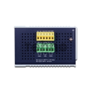 IGS-10020HPT индустриальный PoE коммутатор для монтажа в DIN-рейку IP30 L2+ SNMP Manageable 8-Port Gigabit POE+(AT) Switch + 2-Port Gigabit SFP Industrial Switch (-40 to 75 C), ERPS Ring Supported, 1588
