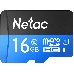 Флеш карта microSDHC 16GB Netac P500 <NT02P500STN-016G-R>  (с SD адаптером) 80MB/s, фото 6