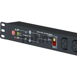 Устройство автоматического ввода резерва АВР Elemy ATS-1602 1U 19