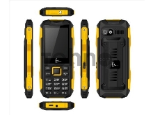 Мобильный телефон F+ PR240 black-yellow