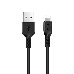 Кабель USB 2.0 hoco X13, AM/Lightning M, черный, 1м, фото 2