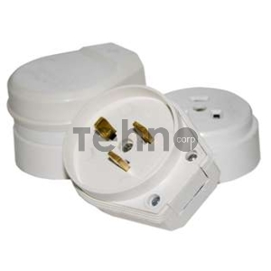 Разъем РШ-ВШ 32А 220В бел. РВШ 32-002