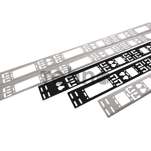 Вертикальный кабельный органайзер в шкаф, ширина 150 мм 42U (ВКО-М-42.150)