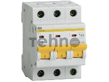 Выключатель автоматический модульный 3п C 1А 4.5кА ВА47-29 ИЭК MVA20-3-001-C