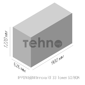 Источник бесперебойного питания Ippon Innova RT 33 80K Tower 80000Вт 80000ВА черный