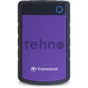 Внешний жесткий диск 4.0Tb Transcend Portable HDD StoreJet 2.5 (TS4TSJ25H3P) USB3.0 Durable anti-shoc