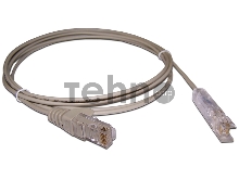 Кабель Патч-корд Lanmaster UTP LAN-45-P1-2m вилка RJ-45-110 2м серый ПВХ (уп.:1шт)