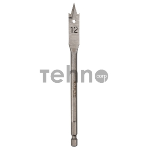 Сверло перовое по дереву 12х152 мм (шестигранный хвостовик) REXANT