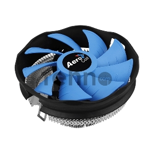 Кулер Aerocool Verkho Plus , до 90W, 128х128х68мм, 1000-2000 об/мин, PWM 4-Pin, 1150/1154/1155/1156/1366/775 , AM4/AM3+/AM3/AM2+/AM2/FM2/FM1