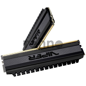 Оперативная память DDR 4 DIMM 8Gb (4GBx2) PC24000, 3000Mhz, PATRIOT BLACKOUT Kit (PVB48G300C6K) (retail)