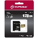 Флеш карта microSD 128GB Transcend microSDXC Ultimate UHS-I U3, V30, (SD адаптер), MLC, фото 3