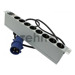 Блок распределения питания C3 Solutions SOC 230.32A2-8S-IEC309 G NT345136 гор.размещ. 8xSchuko 32A IEC 309 2.5м