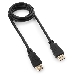 Кабель HDMI Гарнизон 1м, v1.4, M/M, черный, пакет (GCC-HDMI-1М), фото 1