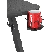 Стол игровой Cactus CS-GTIZ-BK-CARBON-RGB столешница МДФ карбон каркас черный, фото 4