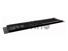 Панель с щеточным кабельным вводом в пол/­потолок Hyperline TCB-TTB-RAL9004 для шкафов серии TTB, TWB, 65 мм х 293 мм (ШхД), цвет черный (RAL 9004)