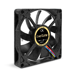 Вентилятор 12В DC ExeGate EX08015S4P-PWM (80x80x15 мм, Sleeve bearing (подшипник скольжения), 4pin, PWM, 25.5dBA)
