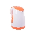 Чайник электрический BBK EK1700P 2200Вт, 1,7литра, пластик, дисковый нагр. элемент, LED подсветка,белый/оранжевый, фото 1