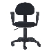 Офисное кресло Бюрократ CH-213AXN/Black кресло (черный 10-11), фото 4