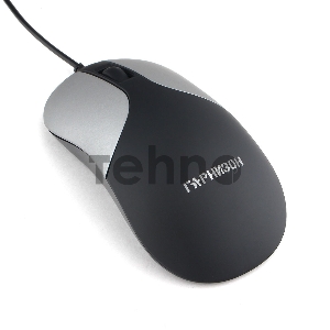 Мышь Гарнизон GM-215, USB, чип- Х, черный/серый, soft touch1000 DPI, 2кн.+колесо-кнопка