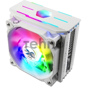 Кулер CPU ZALMAN CNPS10X Optima II RGB White (универсальный, 130W, 27dB, 900-1500 rpm, 120мм, (3+4) pin, медь+алюминий)