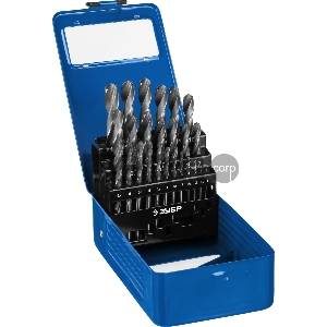 Набор сверл по металлу ЗУБР 29621-H25  25шт d=1 - 13мм Проф-В