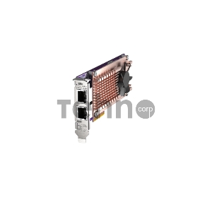 Плата расширения QNAP QM2-2P2G2T Expansion card 2 slots M.2 2280 NVMe. PCIe Gen3 x4 interface, 2x 2.5 GbE BASE-T.