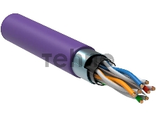 Кабель информационный ITK LC1-C604-326 кат.6 F/UTP 4X2X23AWG LSZH внутренний 305м фиолетовый