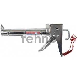 Пистолет для герметика ЗУБР 06625  310мл эксперт полукорпусной зубчатый шт.ок