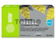 Картридж струйный Cactus 953XL CS-F6U18AE желтый (7.83мл) для HP OJ Pro 7740/8210/8218/8710/8715