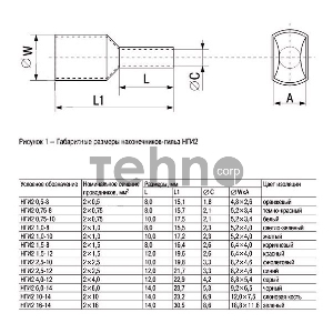 Наконечник IEK НГИ2 10-14 2x10мм2 дл.23.2мм слоновая кость (упак.:20шт) (UTE10-4-D10-0-100)
