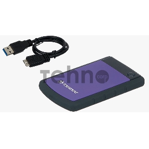 Внешний жесткий диск 4.0Tb Transcend Portable HDD StoreJet 2.5 (TS4TSJ25H3P) USB3.0 Durable anti-shoc