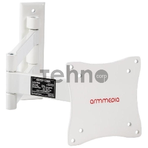 Кронштейн ARM Media LCD-7101 WHITE для LCD/LED ТВ 10-26, max 15 кг, настенный
