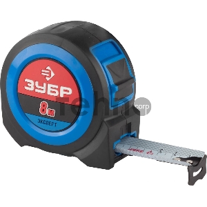 Рулетка ЗУБР ЭКСПЕРТ  8м / 27мм мощная профессиональная со сверхшироким полотном
