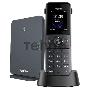 Телефон YEALINK DECT-трубка Yealink W73P DECT (база W70B+трубка W73H) до 10 SIP-аккаунтов, до 10 трубок на базу, до 20 одноврем. Вызовов