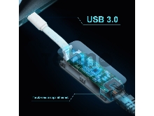 Сетевой адаптер TP-Link UE300C USB Type-C to RJ45 Gigabit Ethernet Network Adapter, USB 3.0 port, 10/100/1000 RJ45 port, Foldable,Portable and Lightweight design, Plug and Play