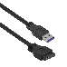 Планка USB на переднюю панель ExeGate U3H-623, 3,5", 3*USB3.0+1*TypeC, черная, металл, подсоединение к мат. плате12, фото 3