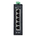 ISW-500T коммутатор для монтажа в DIN рейку IP30 Compact size 5-Port 10/100TX Fast Ethernet Switch (-40~75 degrees C), фото 3