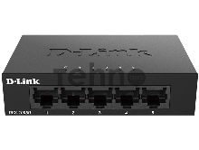 Коммутатор D-Link DGS-1005D/J2A неуправляемый с 5 портами 10/100/1000Base-T и функцией энергосбережения