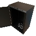 Шкаф коммутационный WRline (WR-TW-2245-SR-RAL9004) настенный 22U 600x450мм пер.дв.металл 2 бок.пан. 60кг черный 370мм 1086мм IP20 сталь, фото 1
