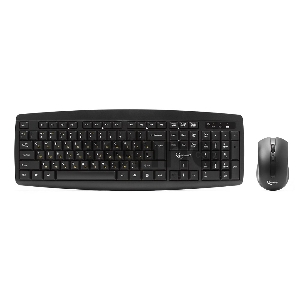 Клавиатура + мышь Gembird KBS-8000 черный USB {беспров. 2.4ГГц/10м, 1600DPI,  мини-приемник}