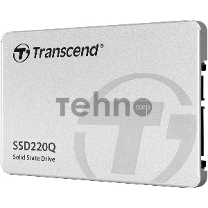 Флеш-накопитель Transcend Твердотельный накопитель SSD 2TB, 2.5 SSD, SATA3, QLC