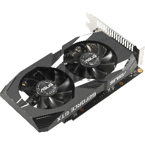 Видеокарта Asus PCI-E DUAL-GTX1650-O4GD6-P-V2 NVIDIA GeForce GTX 1650 4096Mb 128 GDDR6 1620/12000 DVIx1 HDMIx1 DPx1 HDCP Ret