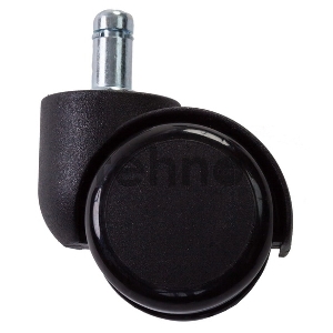 Набор колес Бюрократ CastorSet3850/PU черный для паркета/ламината