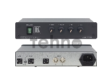 Усилитель-распределитель Kramer Electronics VM-9YC Линейный 1:2 сигналов S-video (разъемы 4-pin и BNC) c регулировкой фазы, уровня и АЧХ, 320 МГц