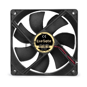 Вентилятор ExeGate ExtraPower EP12025S2P, 120x120x25 мм, подшипник скольжения, 2pin, 1600RPM, 26dBA