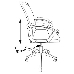 Кресло Бюрократ CH-590/BLACK спинка сетка черный сиденье черный искусственная кожа, фото 5