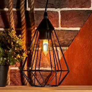 Лампа филаментная REXANT Свеча CN35 9.5 Вт 950 Лм 2400K E14 золотистая колба