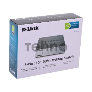Сетевое оборудование D-Link DES-1005D/N2A/N3A/O2A/O2B 5-ports UTP 10/100Mbps Auto-sensing, Stand-alone, Unmanaged, Metal case