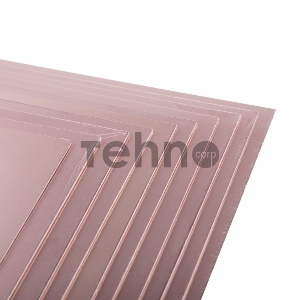 Стеклотекстолит 1-сторонний 100x200x1.5 мм 35/00 (35 мкм) REXANT