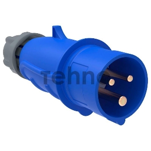 Вилка Iek PSN01-032-3 переносная ССИ-023 32А-6ч/200-250В 2Р + РЕ IP44 MAGNUM ИЭК